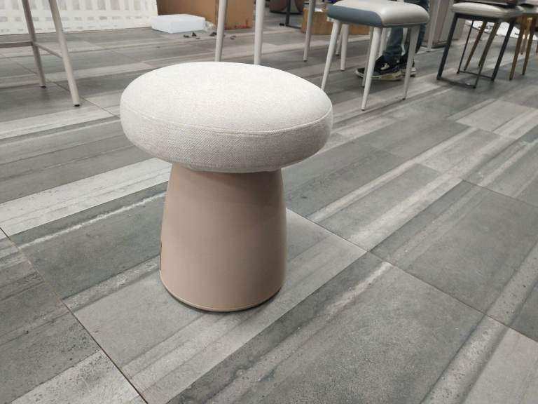The Segmented Stool: Plush Seat. Sculptural Base. Modern Elegance. | in ...