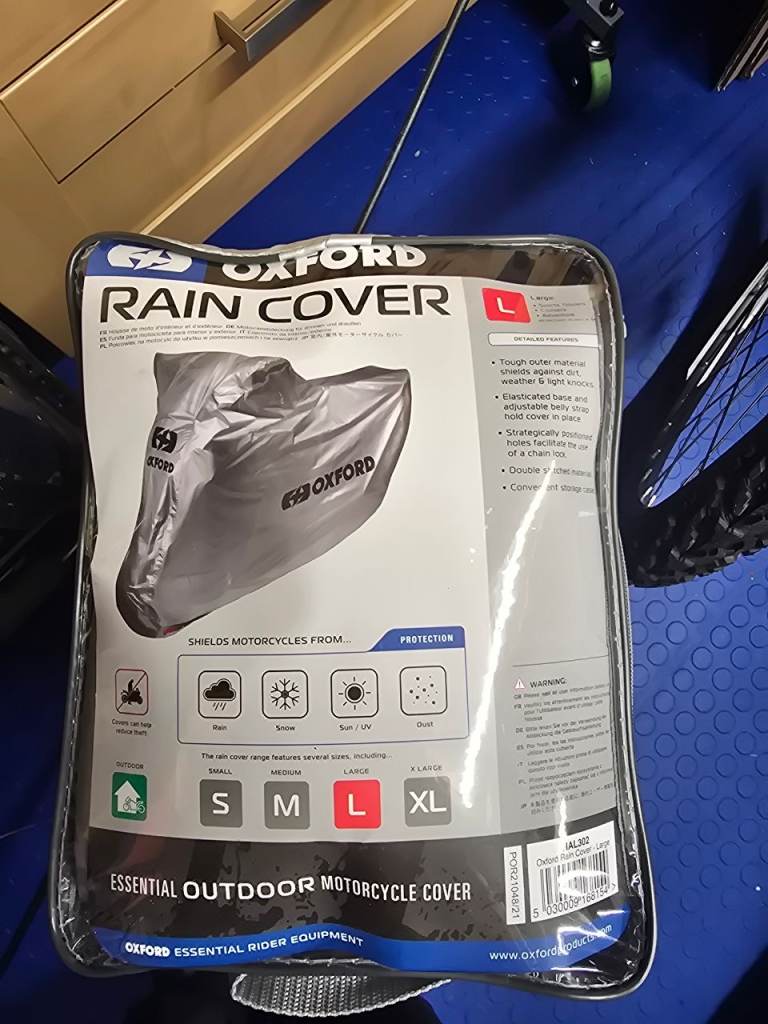 Oxford Large Motor bike Rain Cover
