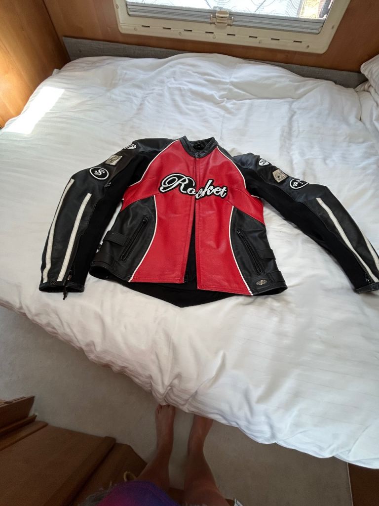 Joe Rocket Ladies leather motorbike jacket 