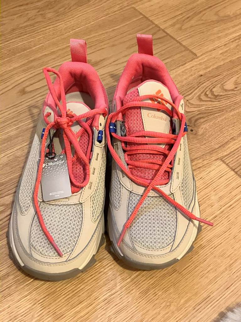Columbia Women's Trainers - Pink & Grey/Beige, New with Tags