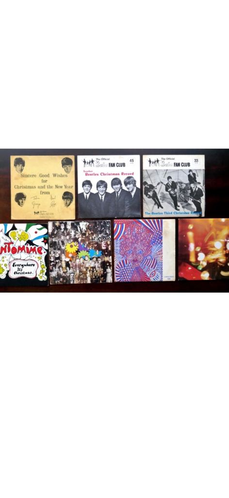 Wanted Beatles fan club Xmas singles , letters etc  