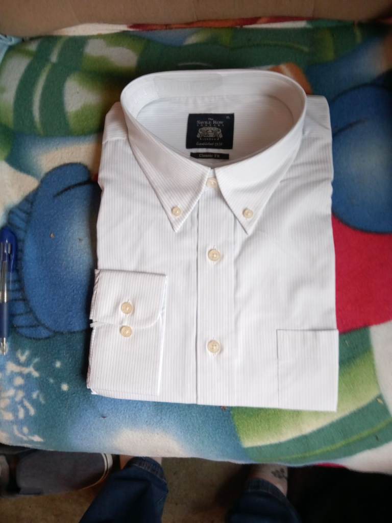 Savile row mens XL shirt, Never Worn