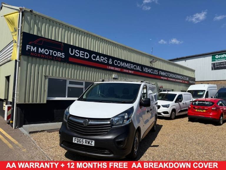 2016 65 VAUXHALL VIVARO 1.6 CDTI 2900 ECOFLEX PANEL VAN 5DR DIESEL MANUAL L1 H1