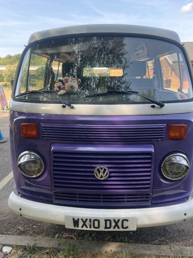 Classic eye catching camper for sale.