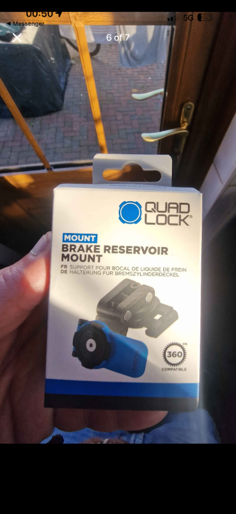 Quad Lock Brake Reservoir Mount – Brand New