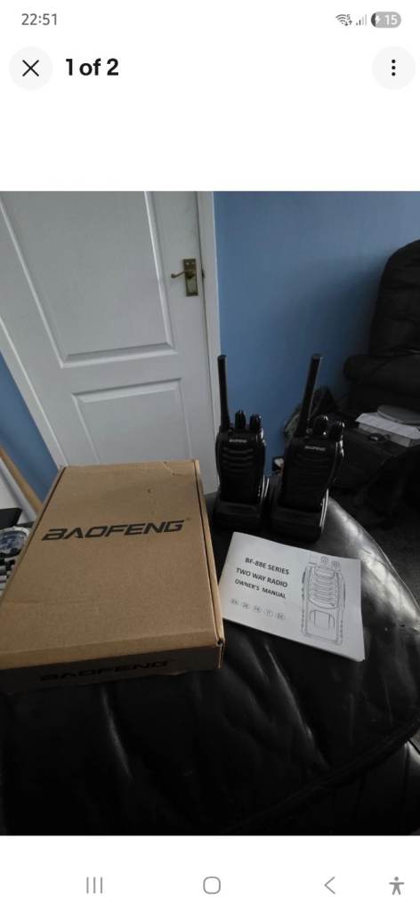 Baofeng BF-88E walkie talkies