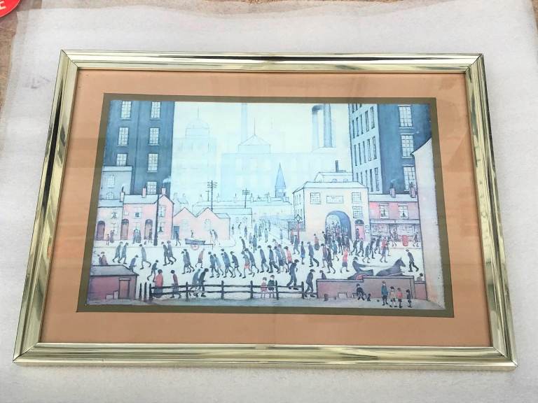 L.S. LOWRY PICTURE Coming From the Mill (1930)