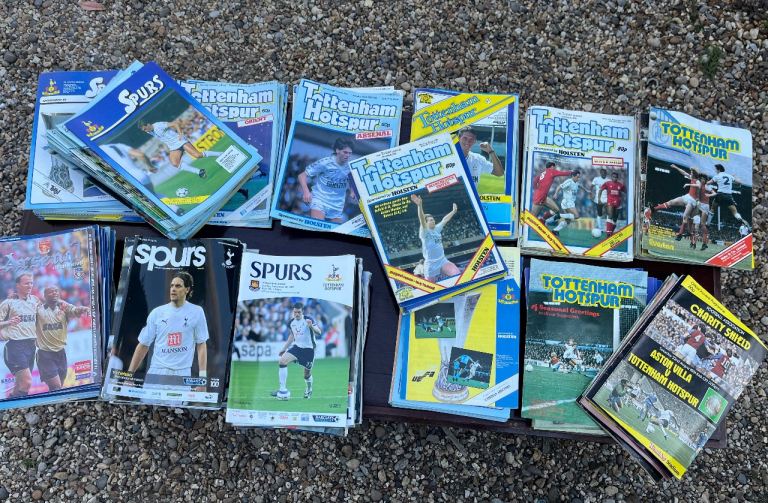 220 Tottenham Hotspur Spurs Official Programs 1970s 80s 00s Job Lot 220 In Total