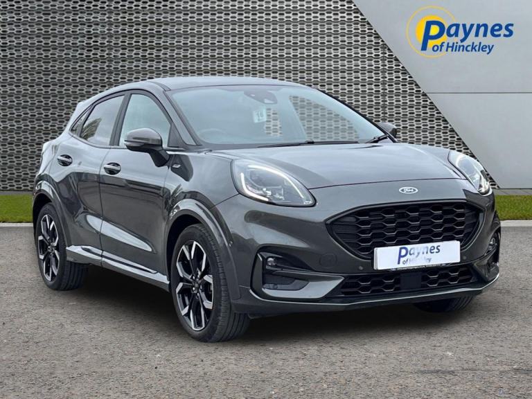 2023 Ford Puma ST-Line X 5Dr 1.0L 125PS mHEV AUTO in Magnetic Grey LOW MILES NAV
