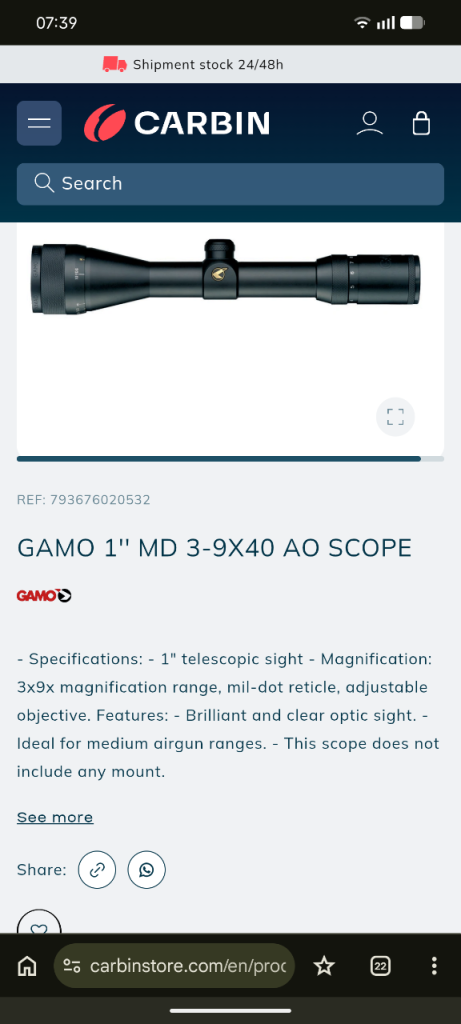 All 3 scopes works perfectly 
