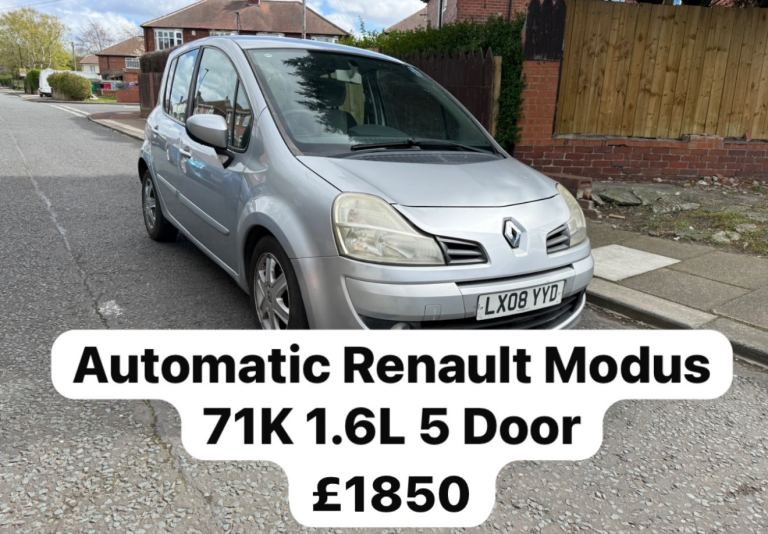 Automatic 2008 Renault Modus 71K 5 Door 1.6L Cheap Automatic