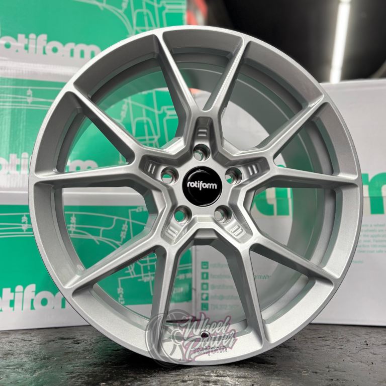 19” 5x112 Rotiform KPR Alloys New Silver Wheels VW Golf Caddy Mercedes CLA Audi A3