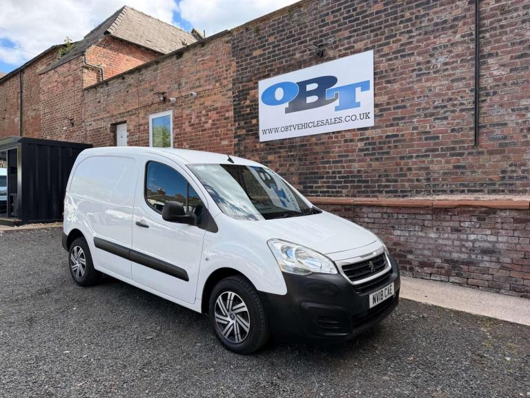 2018 Peugeot Partner 850 1.6 BlueHDi 100 Professional Van [non SS] PANEL VAN DIESEL Manual