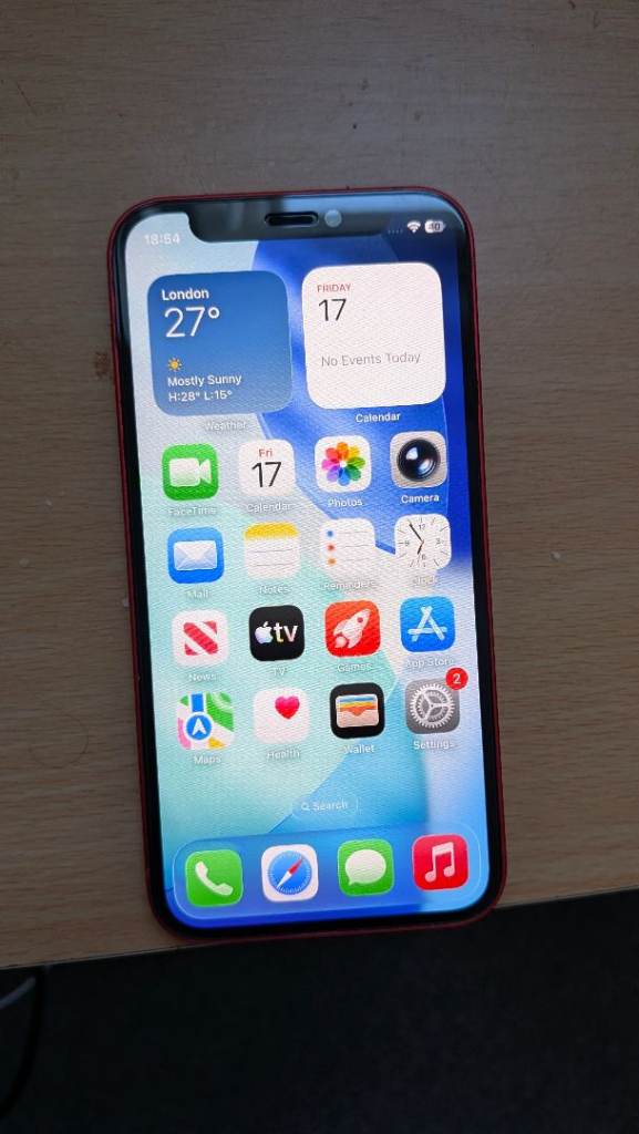 Apple iPhone 12 (PRODUCT)RED 64GB - Good Condition
