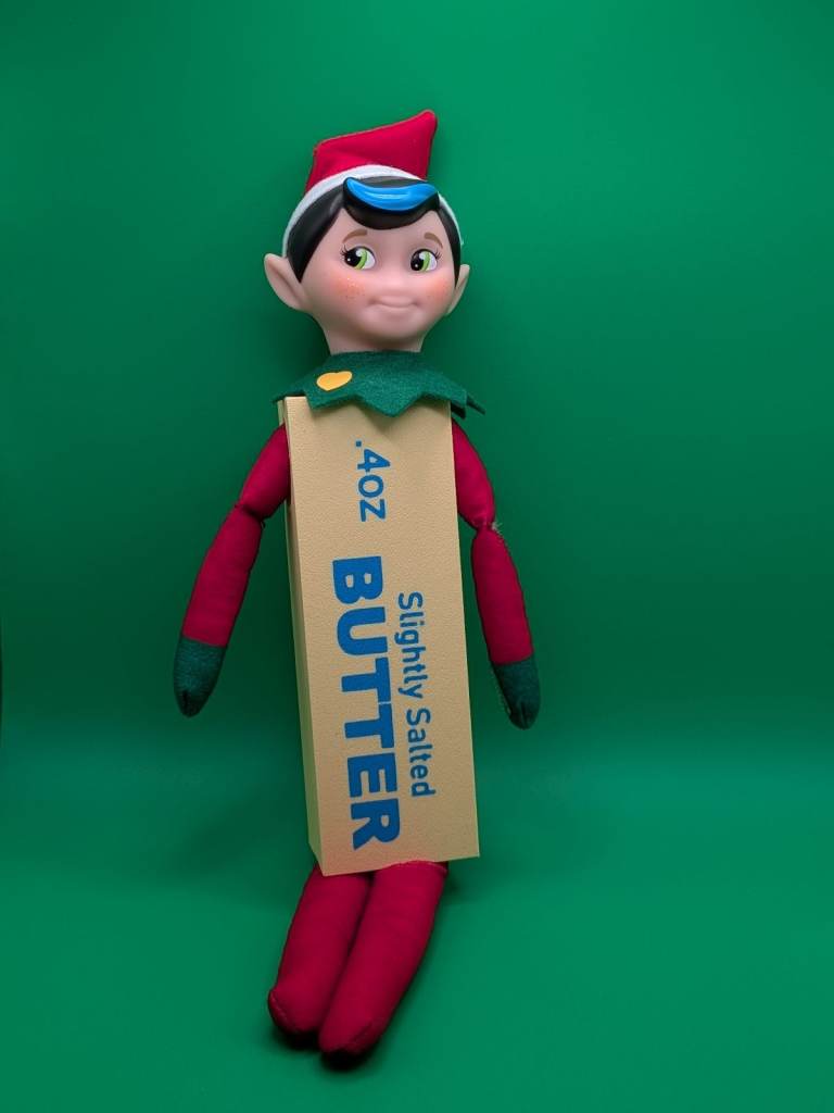 Butter costume for elf on the shelf 
