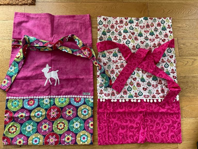 2 x New Handmade Christmas Sacks by In The Sandpit, Dubai