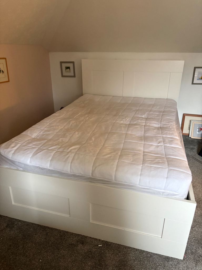 IKEA Brimnes double bed frame