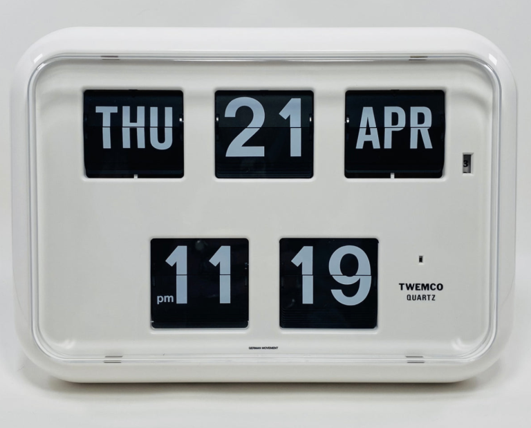 image for TWEMCO Calendar Flip Clock QD-35 - New!