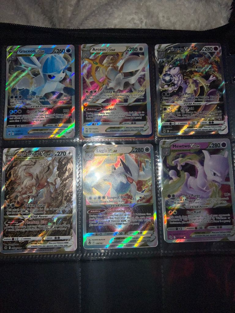 Large Collection of Pokémon Cards - Full Art & Holographic