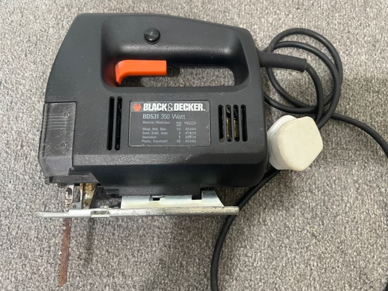 Black & Decker BD531 Jigsaw 350W Corded Electric Wood Metal Cutting Tool