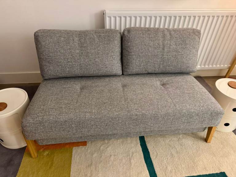 John Lewis Grey Sofa Bed – Excellent Condition – Easy Pull-Out – £300 ONO