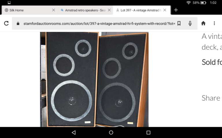 Vintage amstrad speakers 1970s