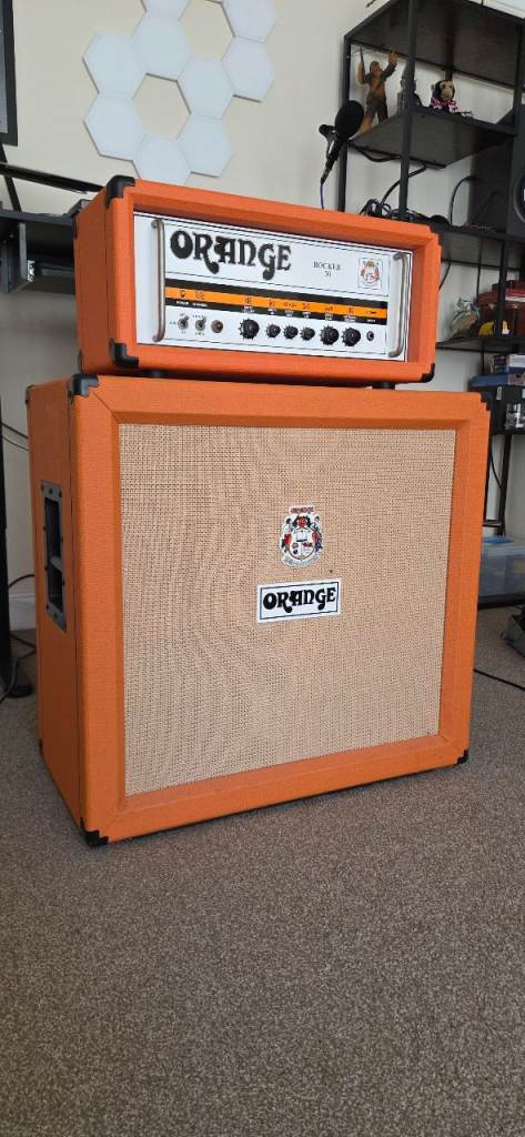 Orange Rocker 30 guitar amp - head and cab - 2007