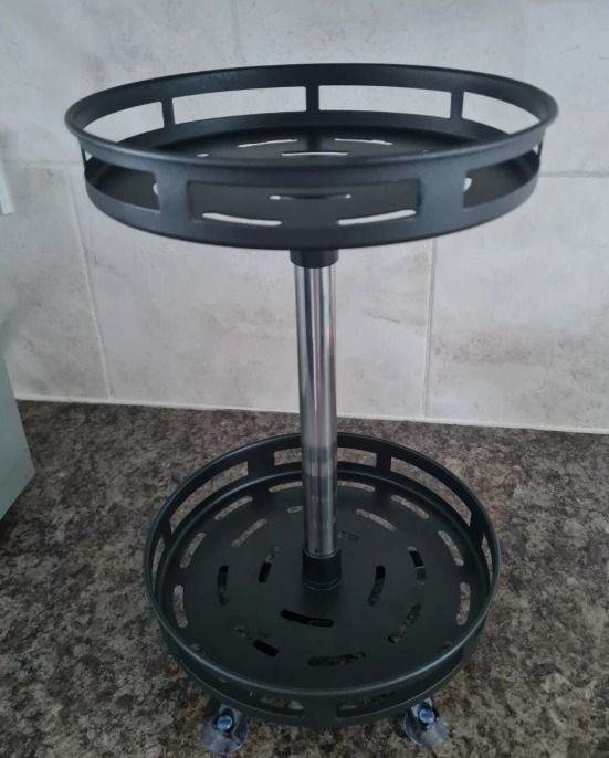 Brand New 2 Layer Lazy Susan Turntable, 360° Rotating Steel Condiment 