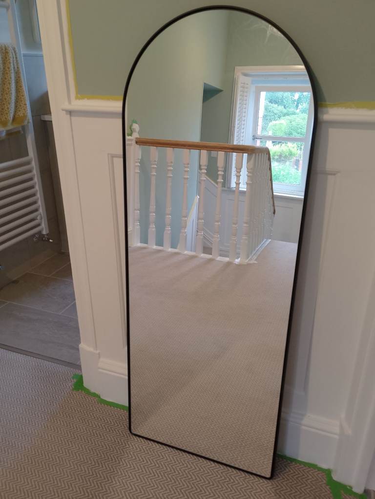 The White Company Fine Metal Chiltern Narrow Arch Mirror - Brand new