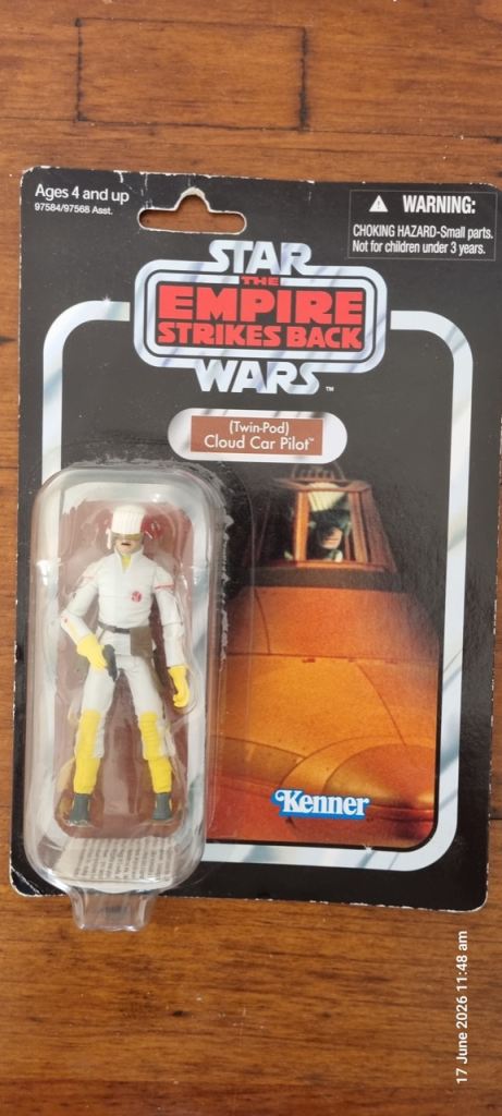 Star Wars Empire Strikes Back Cloud Car Pilot Figure NEW