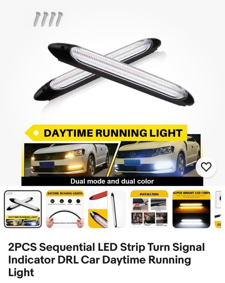 LED Daytime Running Lights – Brand New, Unused