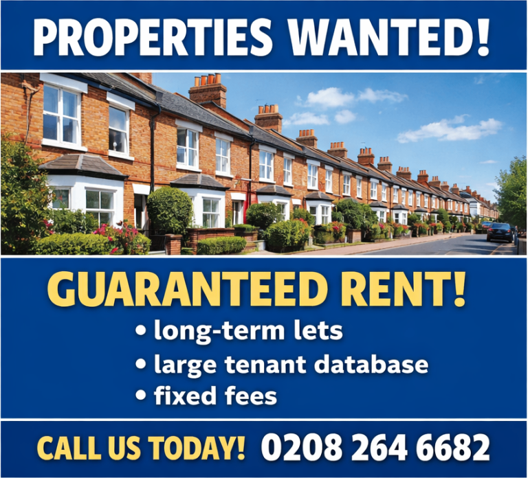 PROPERTY WANTED - GUARANTEED RENT