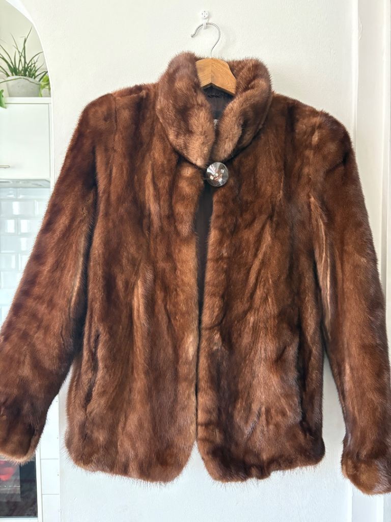 Vintage Marco Lequio Brown Mink Fur Jacket