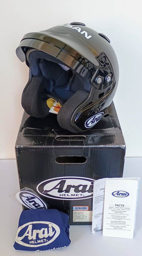 RARE #ARAI GP-JET/F HELMET - NISSAN GTR - SMALL - EXCEL COND BOXED - £350