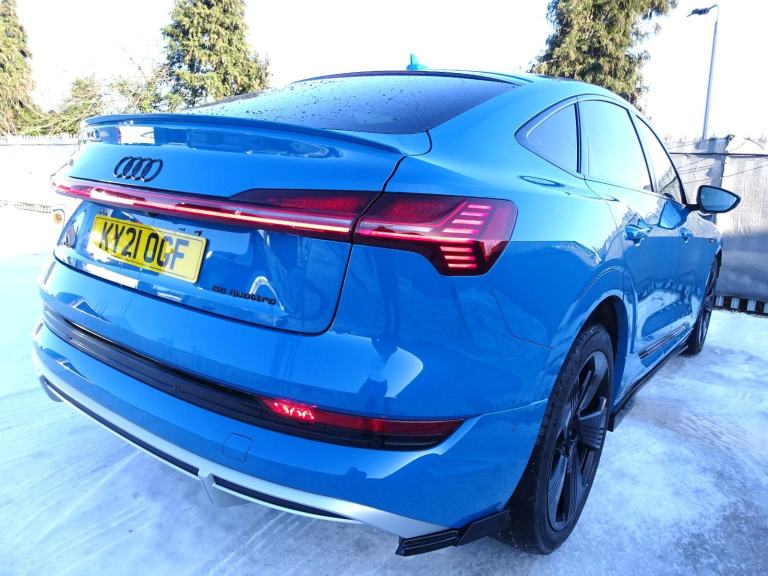 2021 21 REG AUDI E-TRON S LINE 55 QUATTRO ELECTRIC AUTO DAMAGED SALVAGE