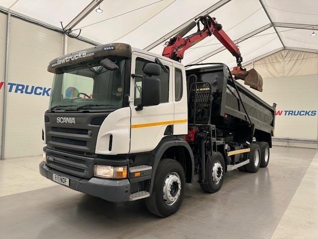 Scania P360 8x4 Steel Tipper Grab Manual