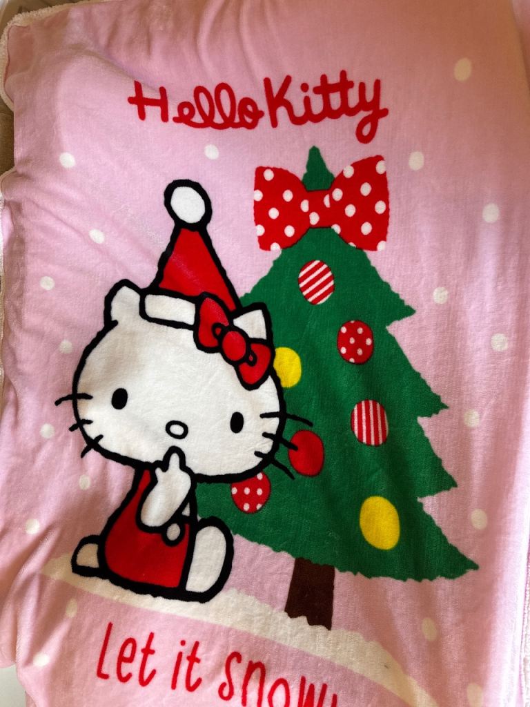 Hello Kitty Christmas Throw