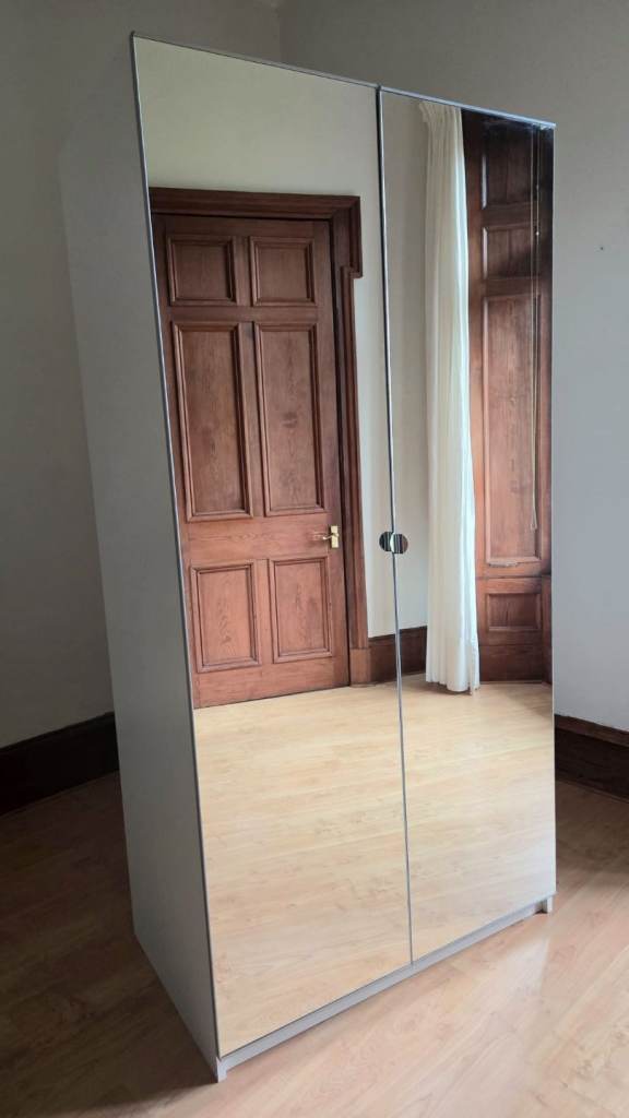 IKEA Mirrored Double Wardrobe 