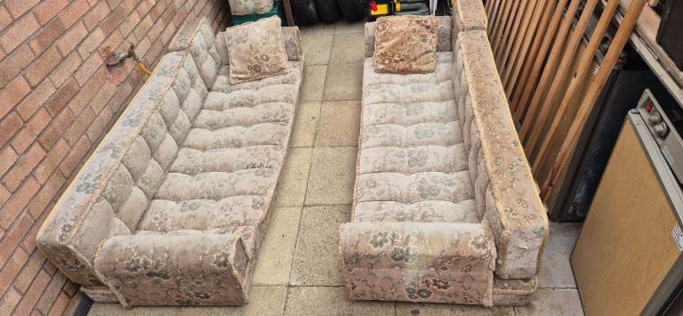 Cushions for camper caravan boat motorhome, set of 12.