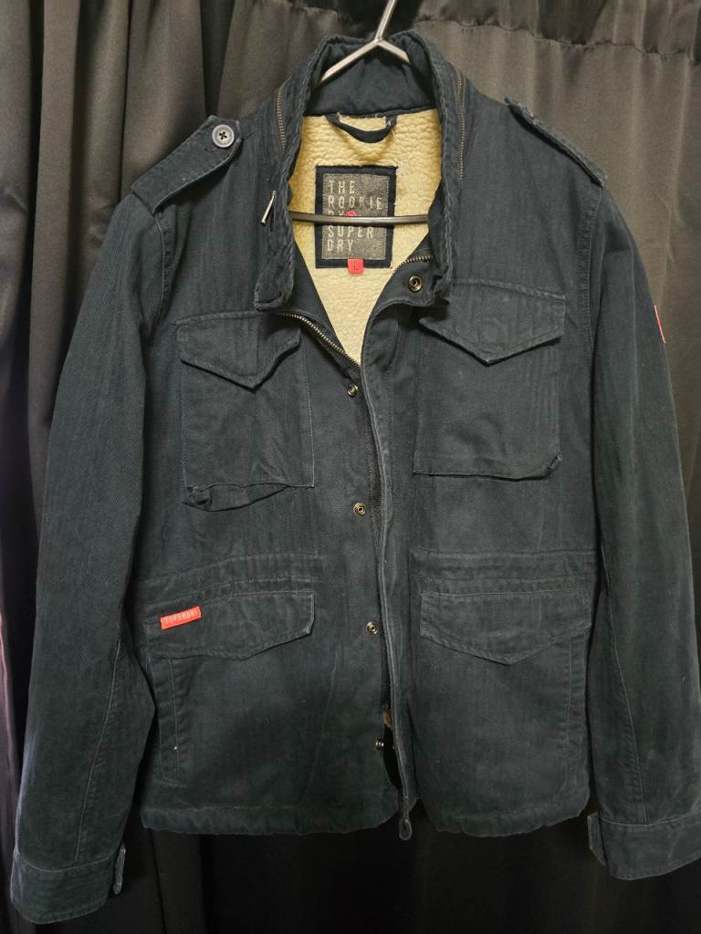Superdry “The Rookie” Field Jacket – Size L – Navy