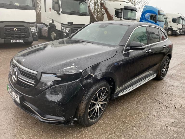 2021 MERCEDES BENZ EQC 400 AMG 4MATIC SUV ELECTRIC DAMAGED SALVAGE 