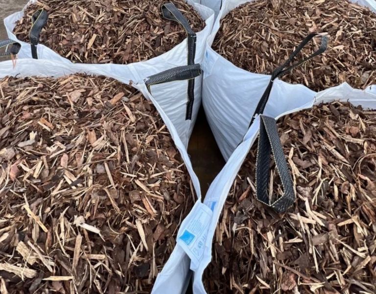 Ton Bags of Bark Chippings – New Condition
