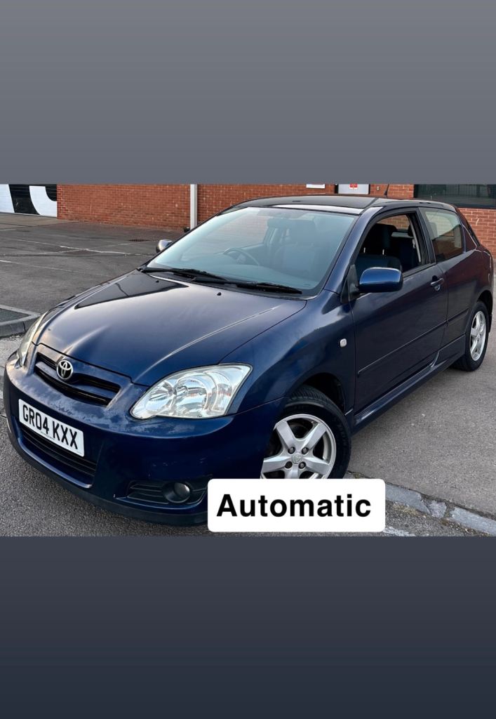 2004 Toyota Corolla T3 1.6 VVT-i Automatic With 12 Months Perfect Learner Car