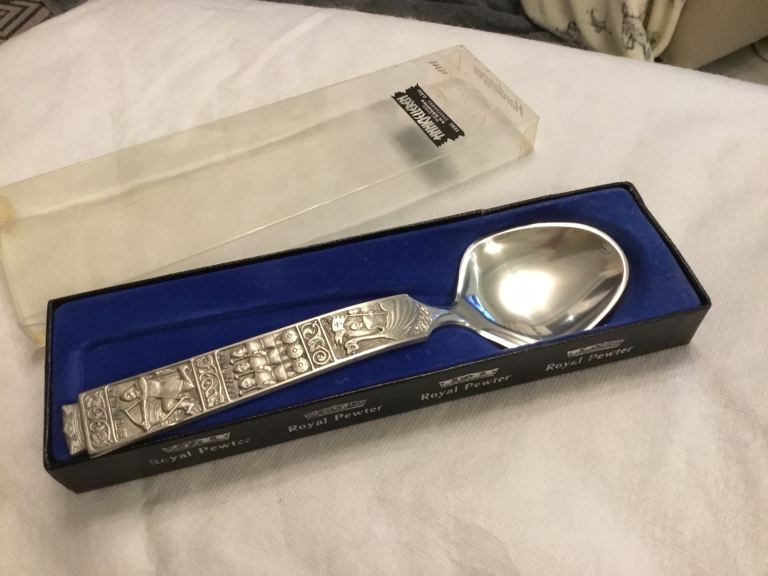 Royal Pewter Spoon - As Good As New, Boxed