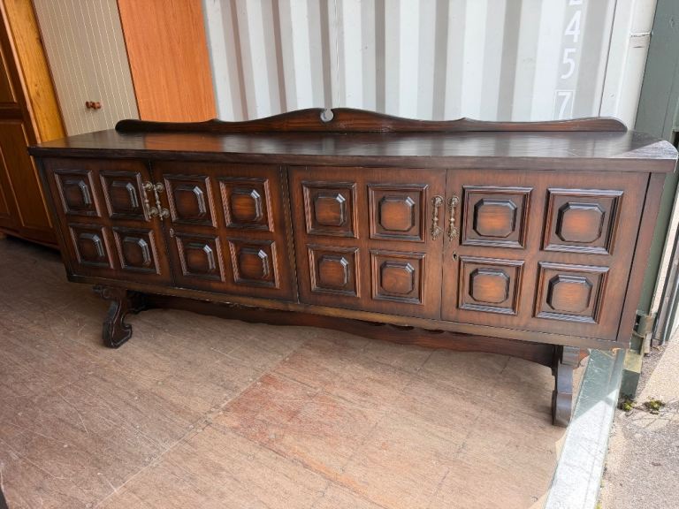Antique Vintage African Wood Sideboard – Good Condition