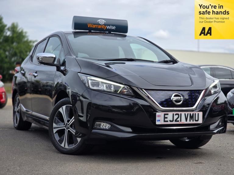 2021 Nissan Leaf Electric 62kWh PCO Eligible e+ Tekna Hatchback P/Leather 5dr ULEZ Free HATCHBACK...