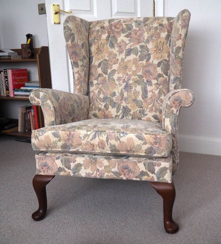 Parker Knoll Wing Chair (with matching sofa if required) - now £70 - collect for Easter