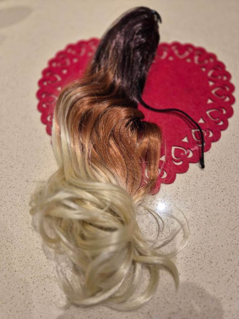 Ombre Hair Extension - Black to Blonde, New