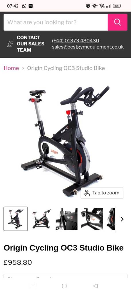 Spin fitness bike **REDUCED**