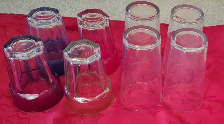 Glasses, Dinner Set, Grill, Toaster & Placemats and Coasters